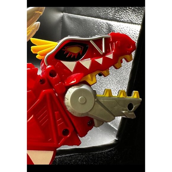 Power Rangers Tyrannosaurs Rex Super Charge Morpher Red Gun Blaster Bandai WORKS - Picture 13 of 13